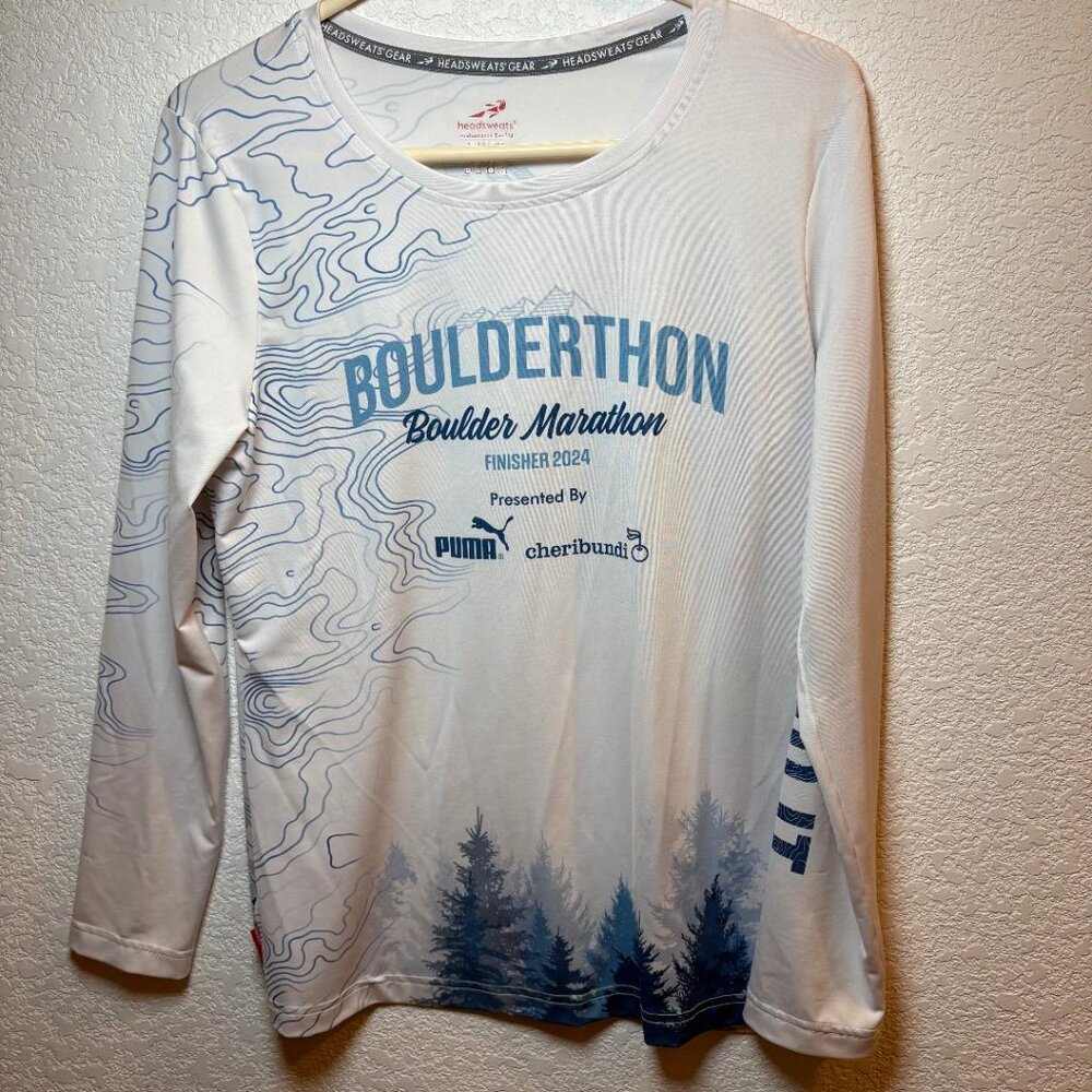 BOULDER MARATHON BOULDERTHON FINISHER 2024 SHIRT, MEDIUM UNISEX